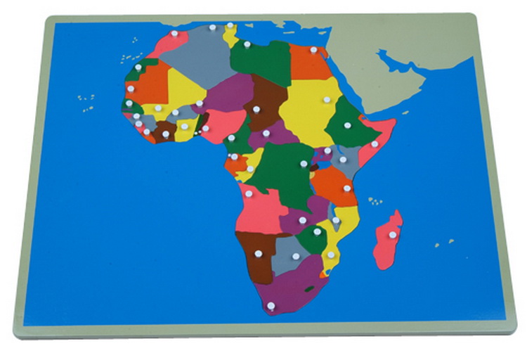 NEW Africa Puzzle Map