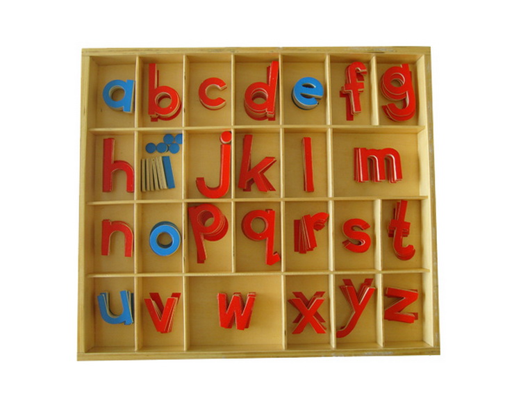Small Movable Alphabet, Wood