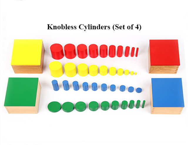 Knobless Cylinders (Set of 4)